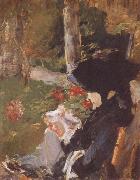 Edouard Manet, Manet-s Mother in the Garden at Bellevue
